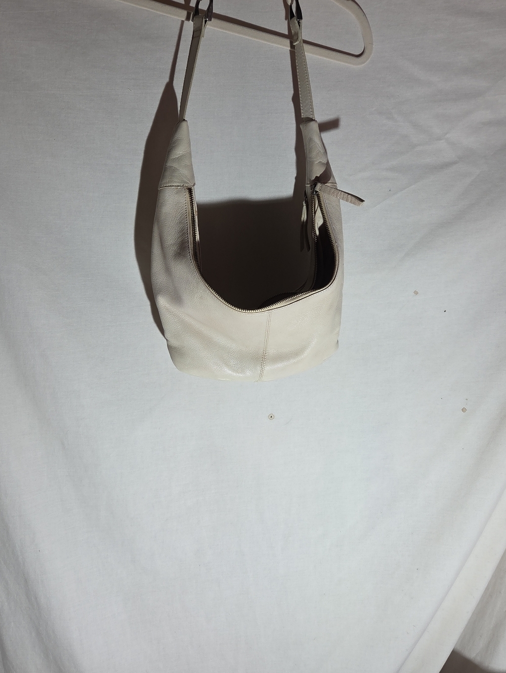 Free People Ivory Goat Leather Women's Bag Nwot - Picture 6 of 6